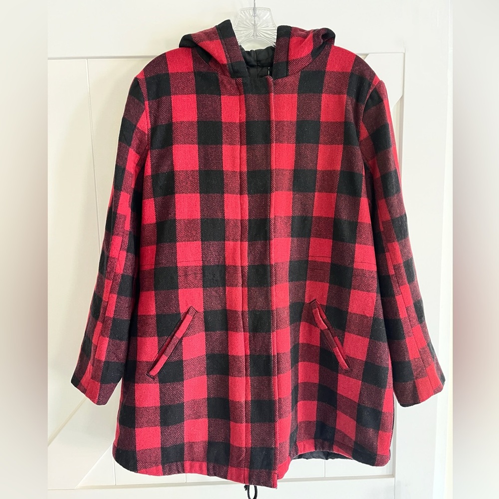 Vintage Alaska 1959 Wilderness Gear Hooded Flannel Coat